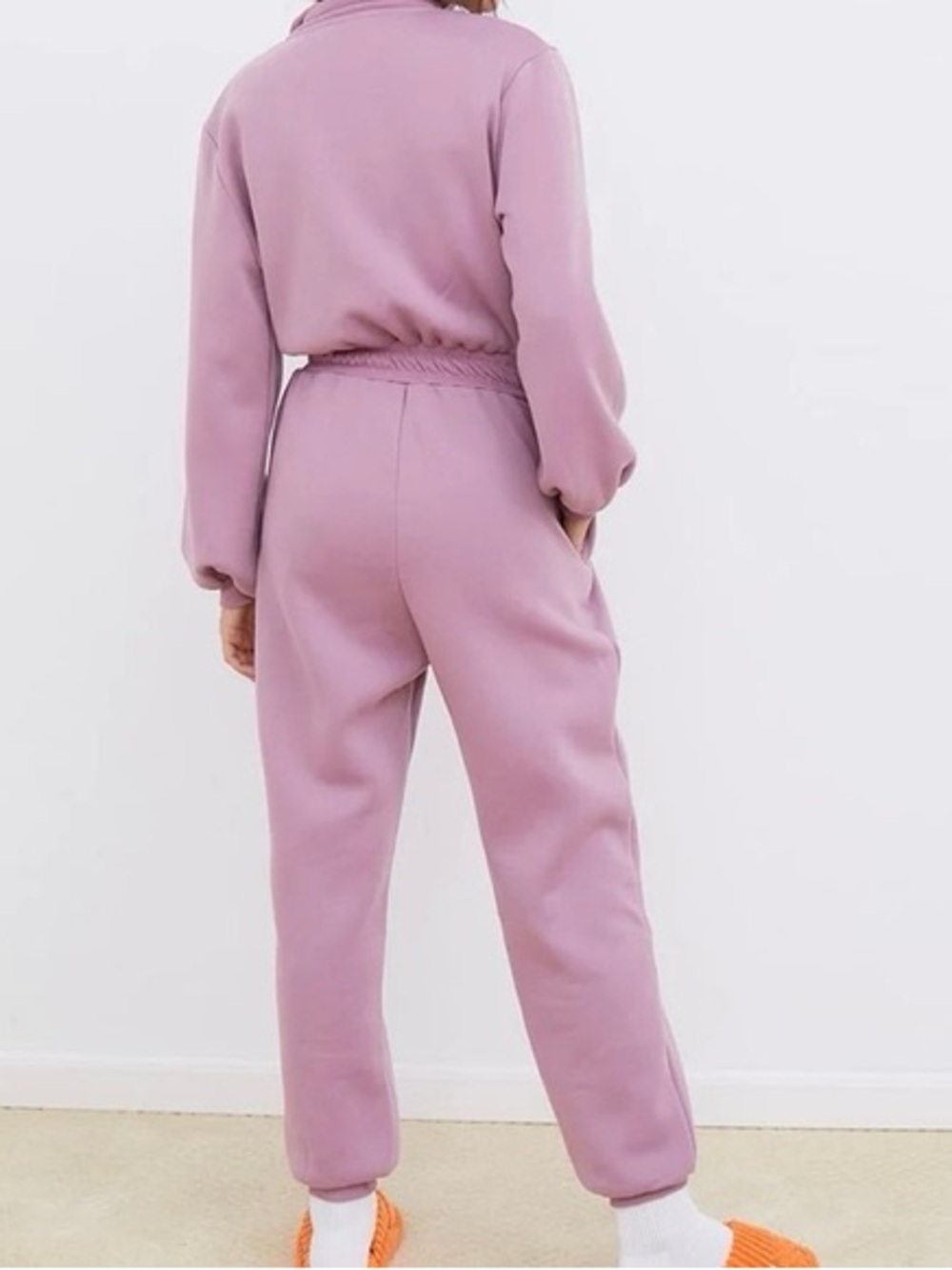 For Love & Lemons Dusty Pink Zip Hoodie - Picture 7 of 7